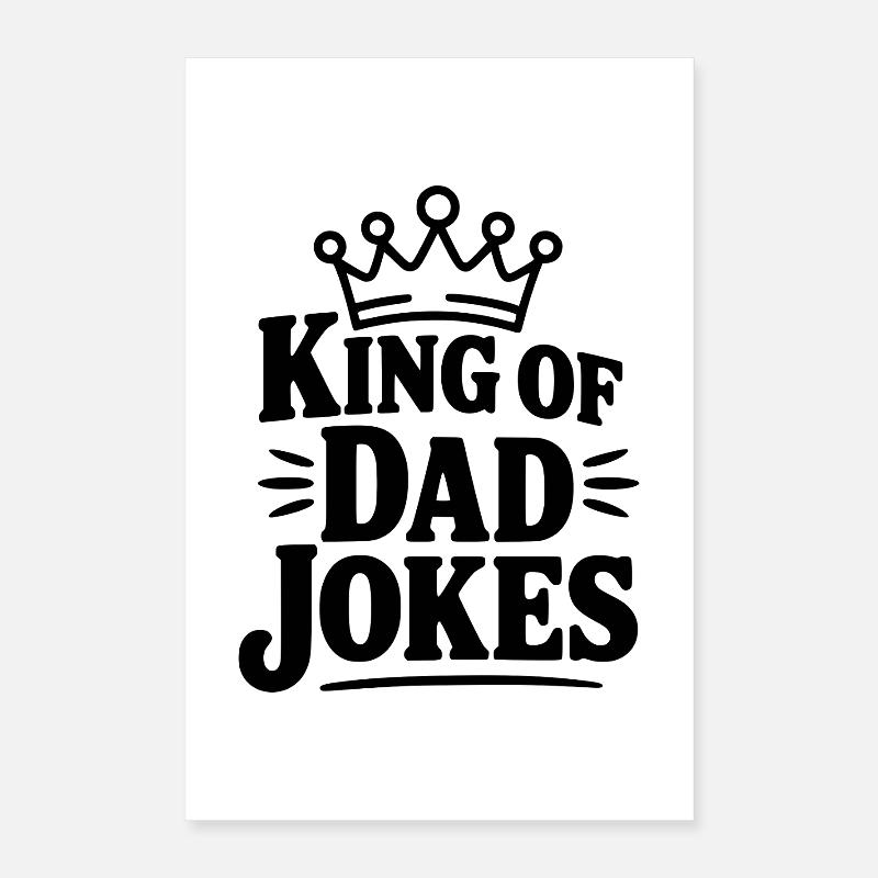 König der Vater-Witze Poster 40x60 cm