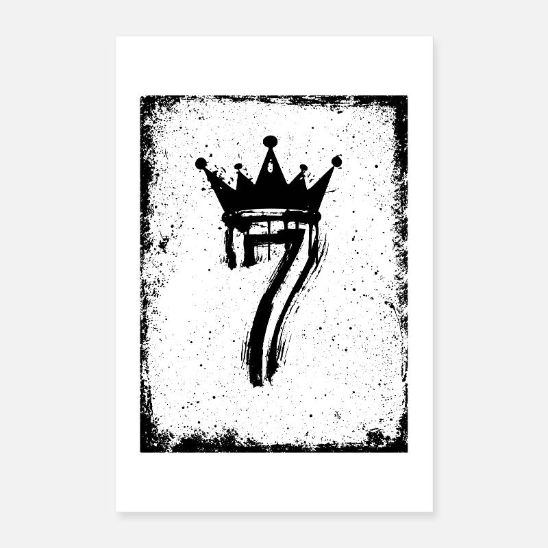7 – Conception du Roi Couronne Poster 40 x 60 cm
