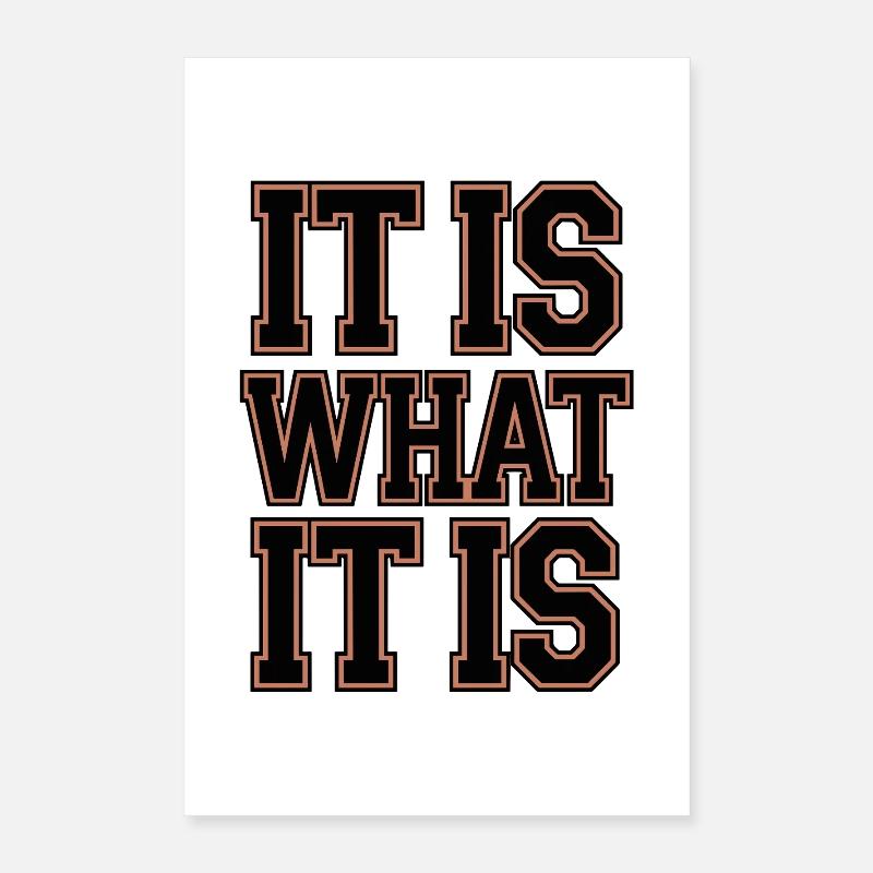 C’est ce que la devise anglaise signifie Poster 40 x 60 cm