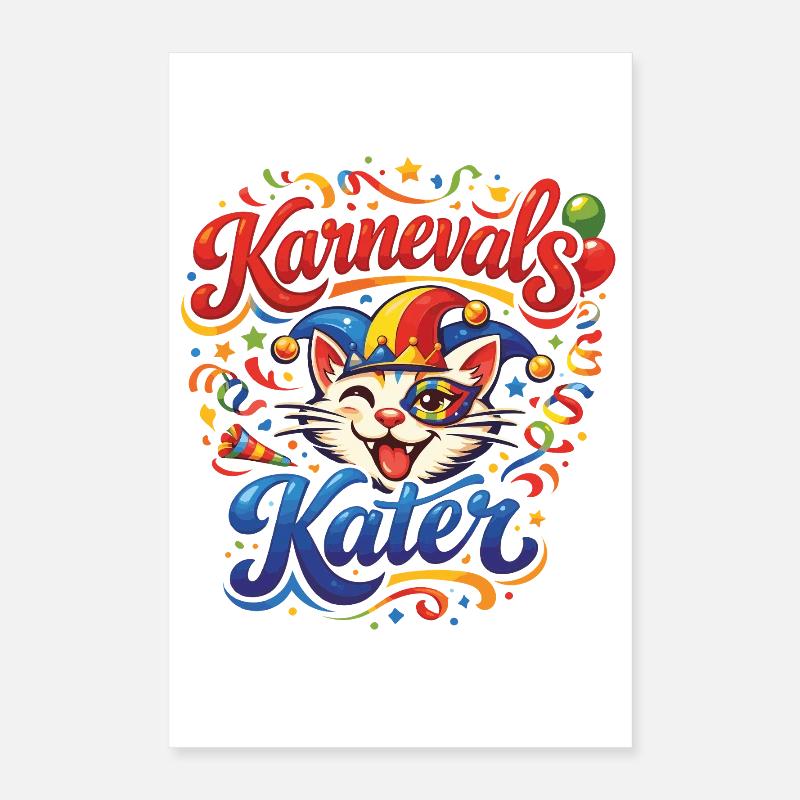 Costume de carnaval de chat Poster 40 x 60 cm