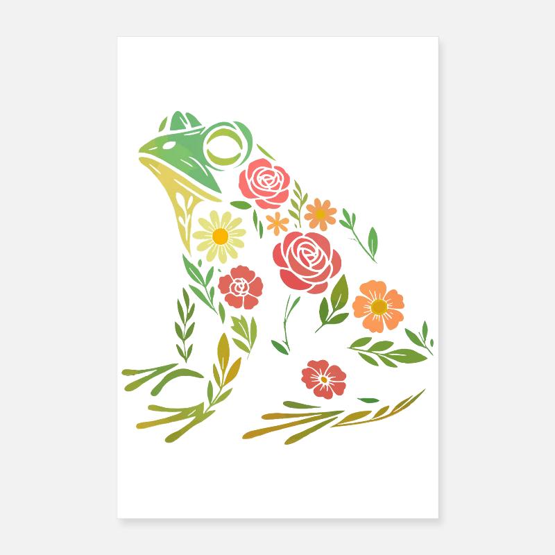 Fleurs de grenouille Poster 40 x 60 cm