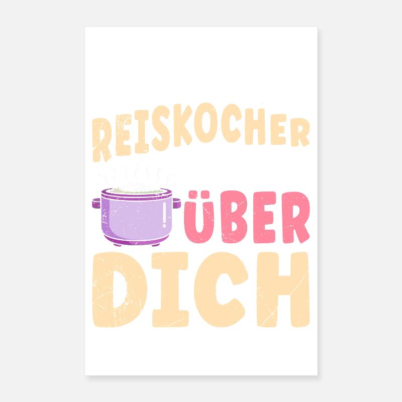 Cuisiner MOI ET MON RIZIÈRE BLASPHÈME Drôle Poster 40 x 60 cm