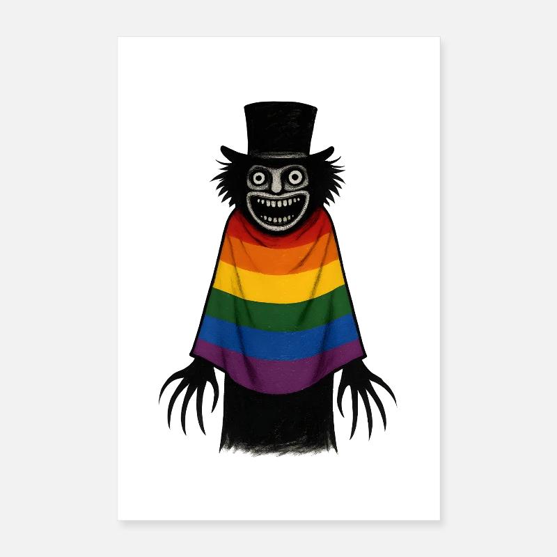 BABASHOOK and Rainbow Cape Poster 16" x 24" (40x60 cm)