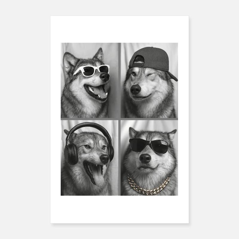 Wolf Poster 40x60 cm