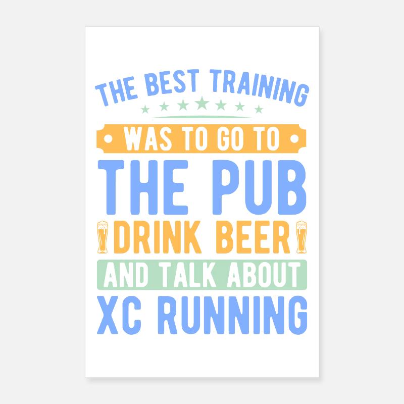 Funny XC Running Gift XC Runner Edition Poster 16" x 24" (40x60 cm)