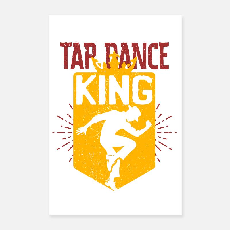 Stepptanz Stepptänzer Stepptänzerin Stepper Poster 40x60 cm