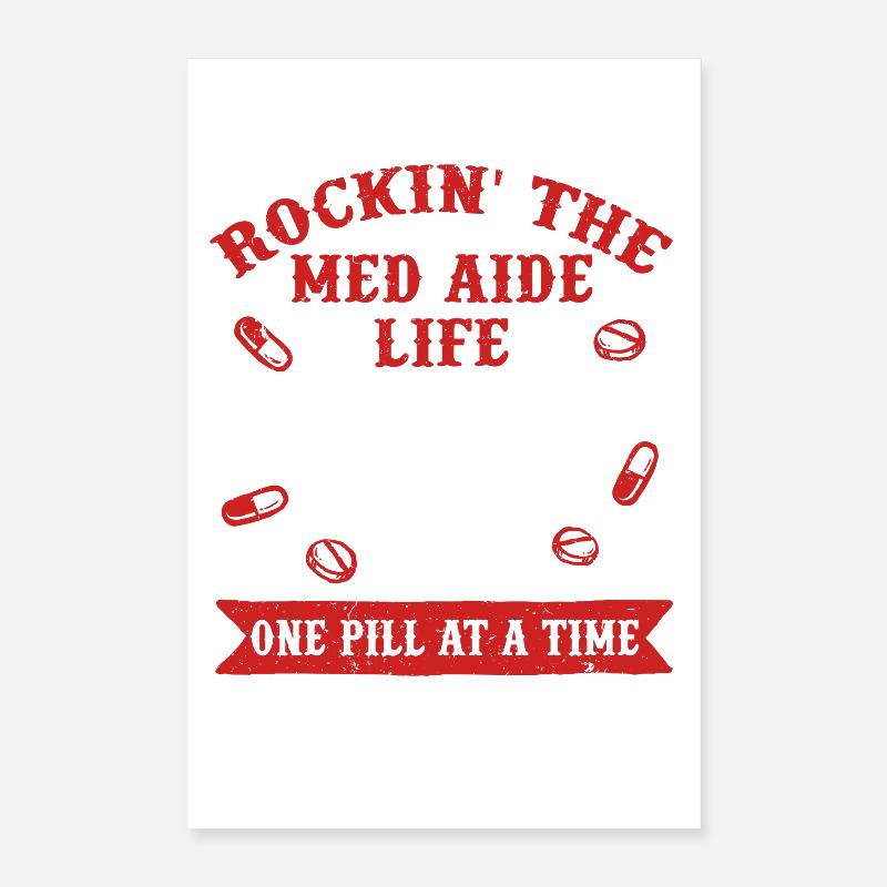 MFA d’assistant médical Poster 40 x 60 cm