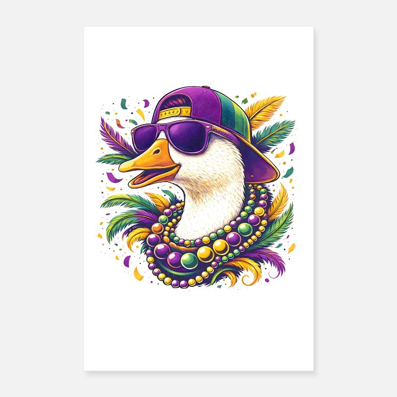 Mardi Gras Gans Poster 40x60 cm
