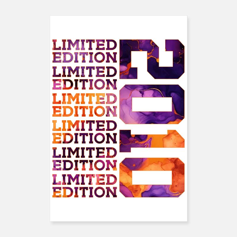 16E ANNIVERSAIRE ÉDITION LIMITÉE 2010 Poster 40 x 60 cm