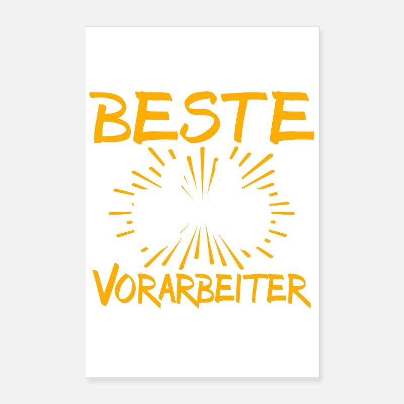 Idée de cadeau pour le contremaître Poster 40 x 60 cm