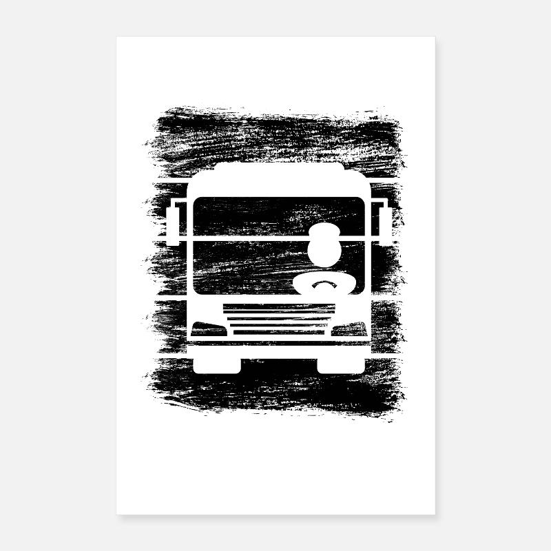 Chauffeur de bus Poster 40 x 60 cm