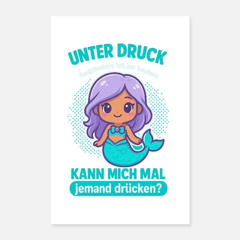 Sirène sous pression Poster 40 x 60 cm