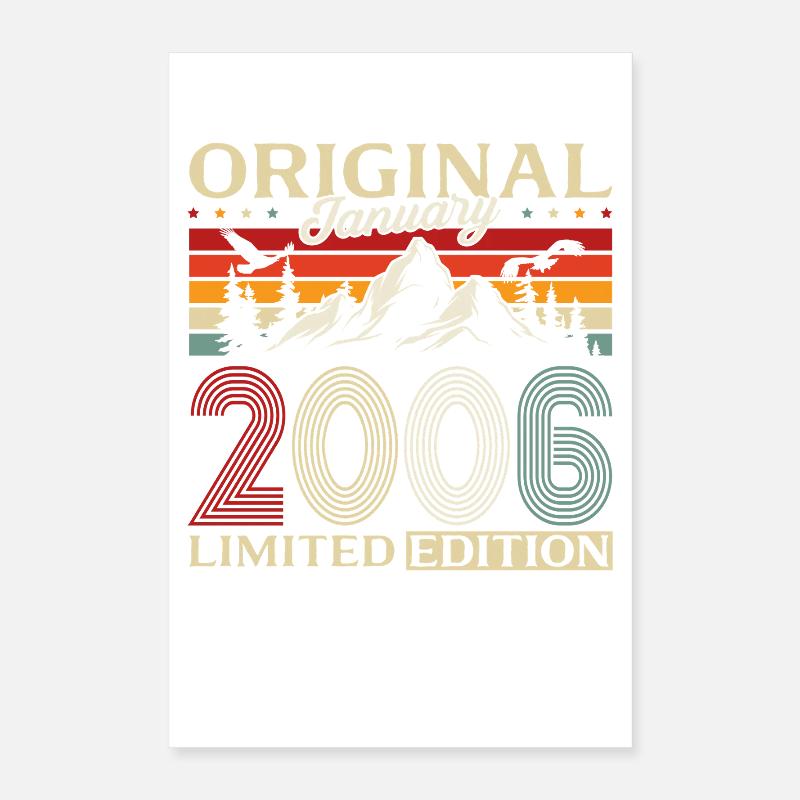 20e anniversaire Original janvier Volume 2006 Poster 40 x 60 cm
