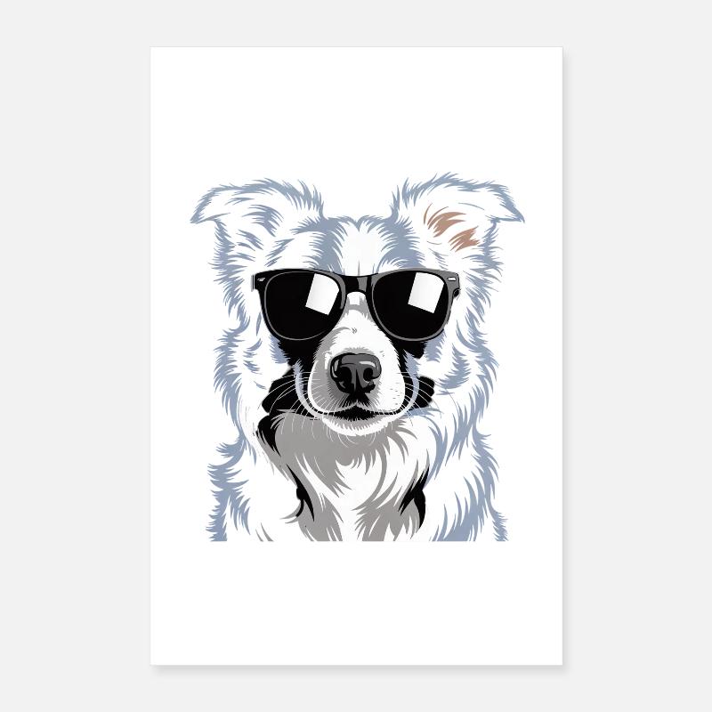 Border Collie Poster 40 x 60 cm