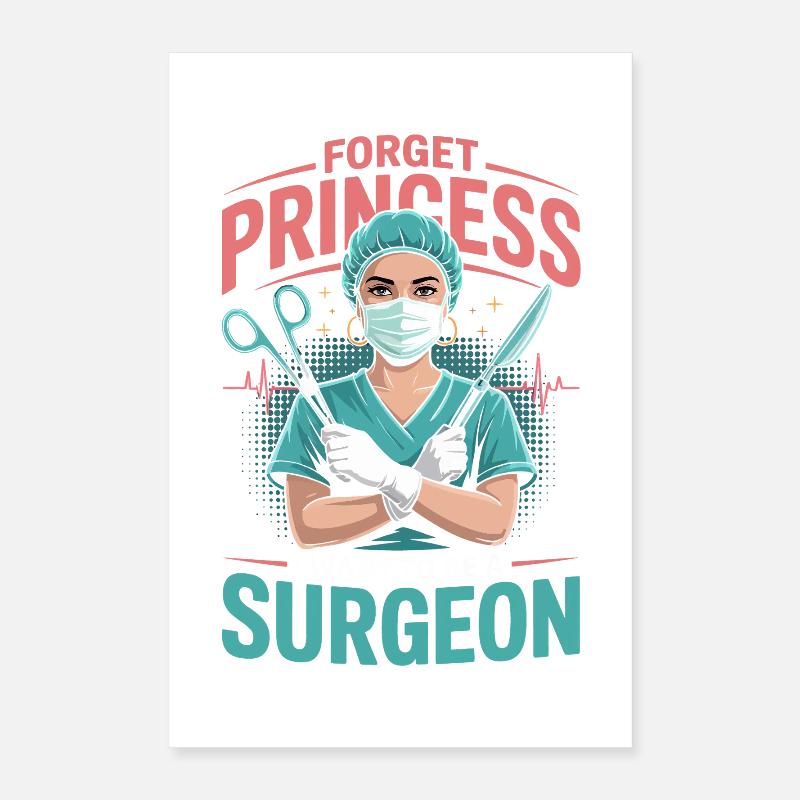 Médecin combatif : Pas une princesse Poster 40 x 60 cm