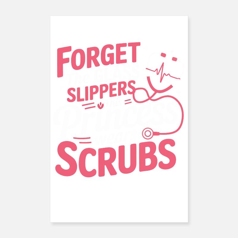 Princesse Scrubs Look Poster 40 x 60 cm