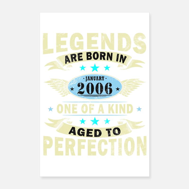 20e anniversaire Original janvier Volume 2006 Poster 40 x 60 cm
