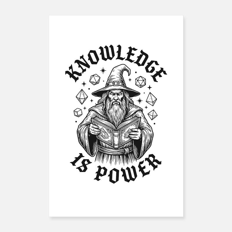 Magic Failed Time For Lead Wizard Fantasy Meme Poster 40x60 cm