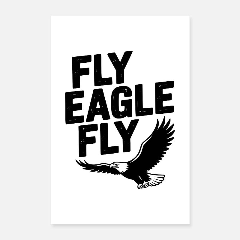 Mouche Aigle Mouche Poster 40 x 60 cm