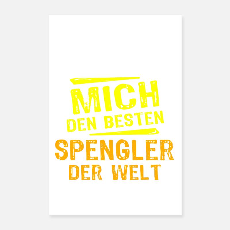 Spengler Geschenk Poster 40x60 cm