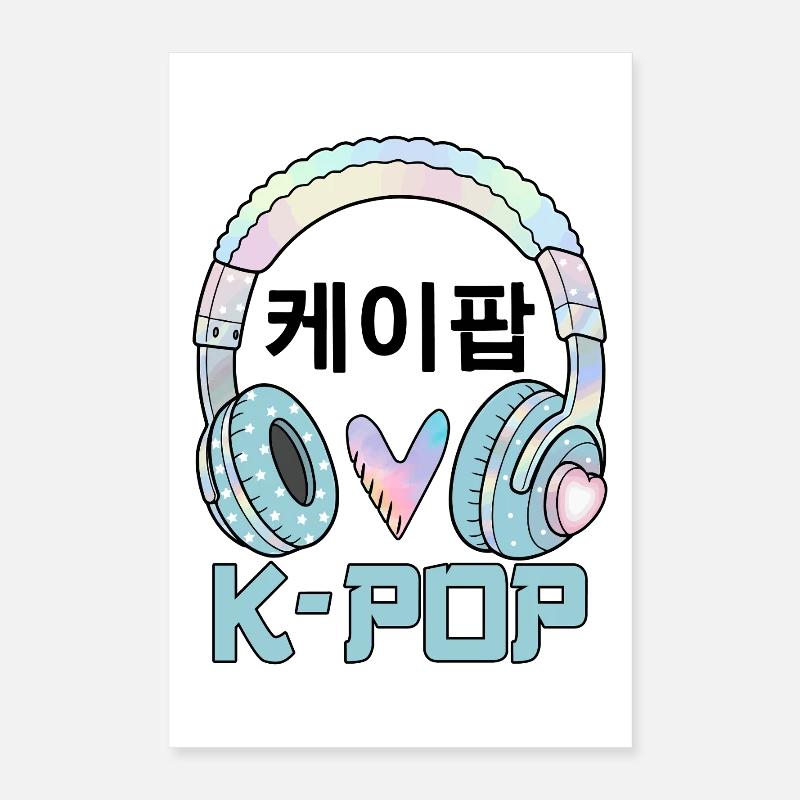 K Pop 케이팝 Poster 40 x 60 cm