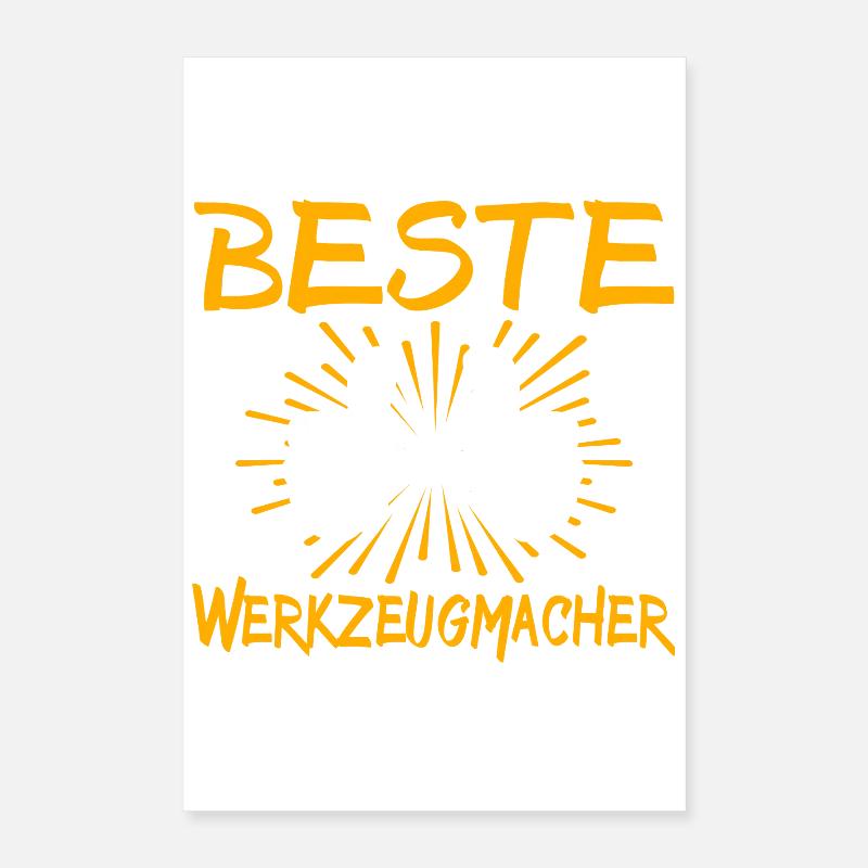 Idée cadeau Toolmaker Poster 40 x 60 cm