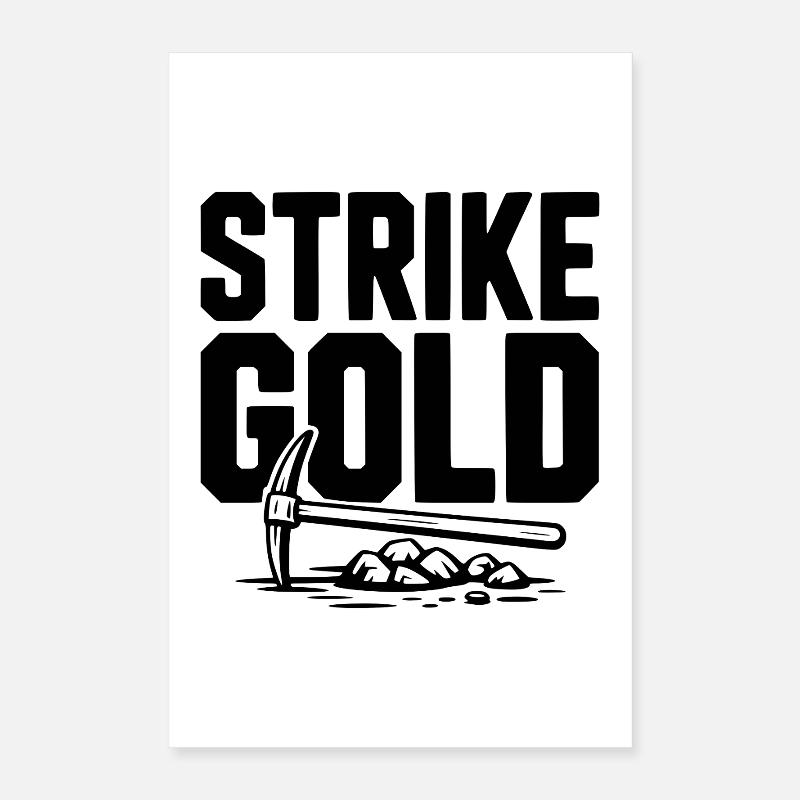 Vind guld Poster 40x60 cm