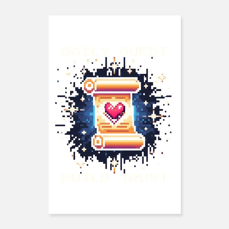 Daily Quest Trust | Relationship work Poster 16" x 24" (40x60 cm)