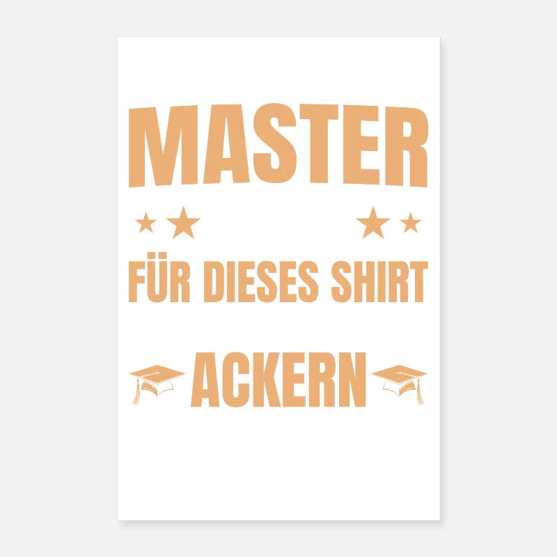 Master 2026 Lange Ackern - Mastertitel Poster 40x60 cm