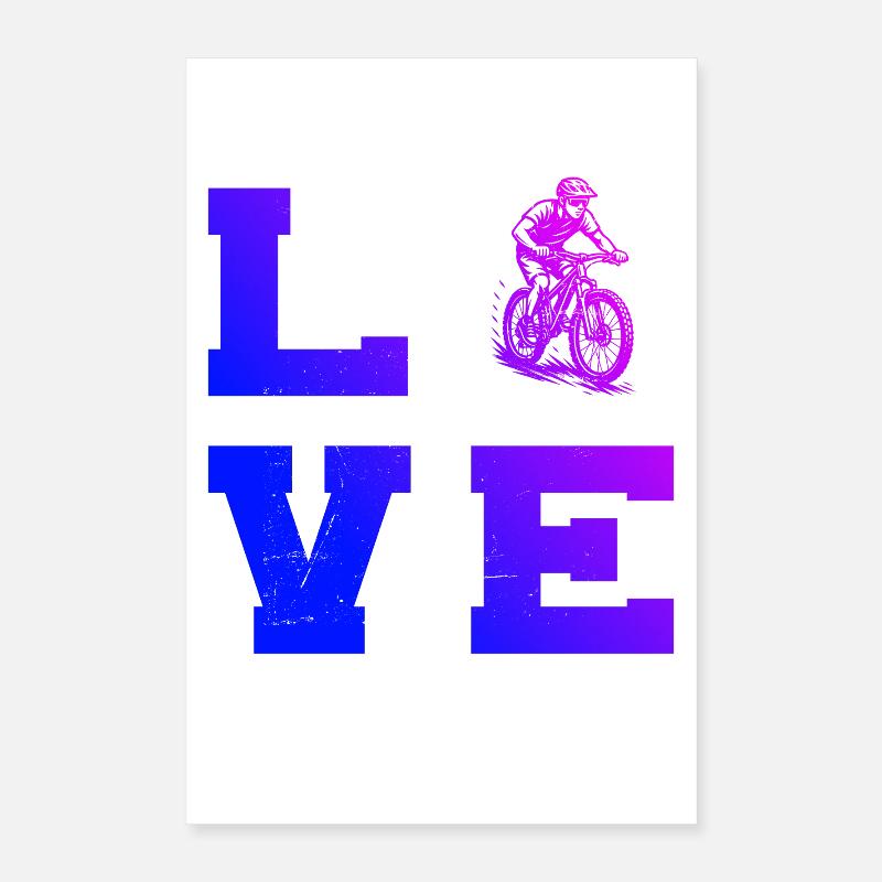 Direct Mountain Bike Statement Poster 16" x 24" (40x60 cm)