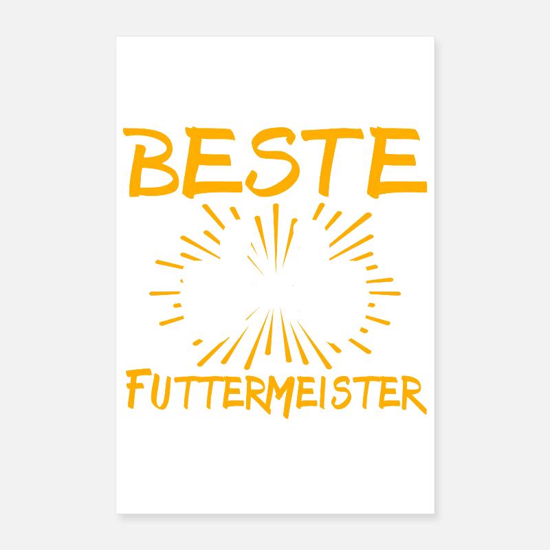 Futtermeister Gift Idea Poster 16" x 24" (40x60 cm)