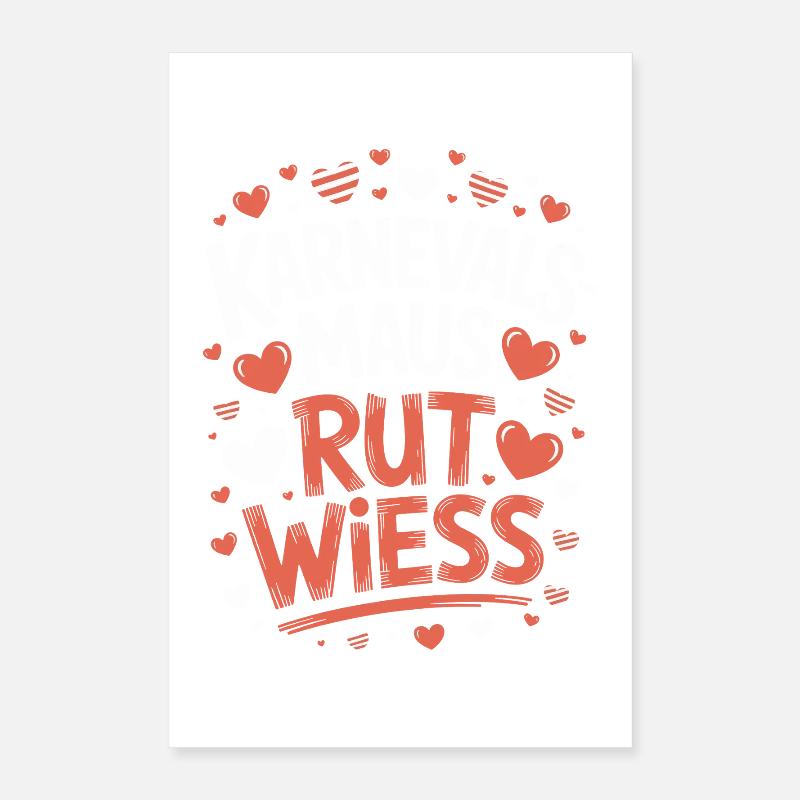 Souris de Carnaval, Rut, Wiess, Cologne, Cologne, Souris de Carnaval, Poster 40 x 60 cm