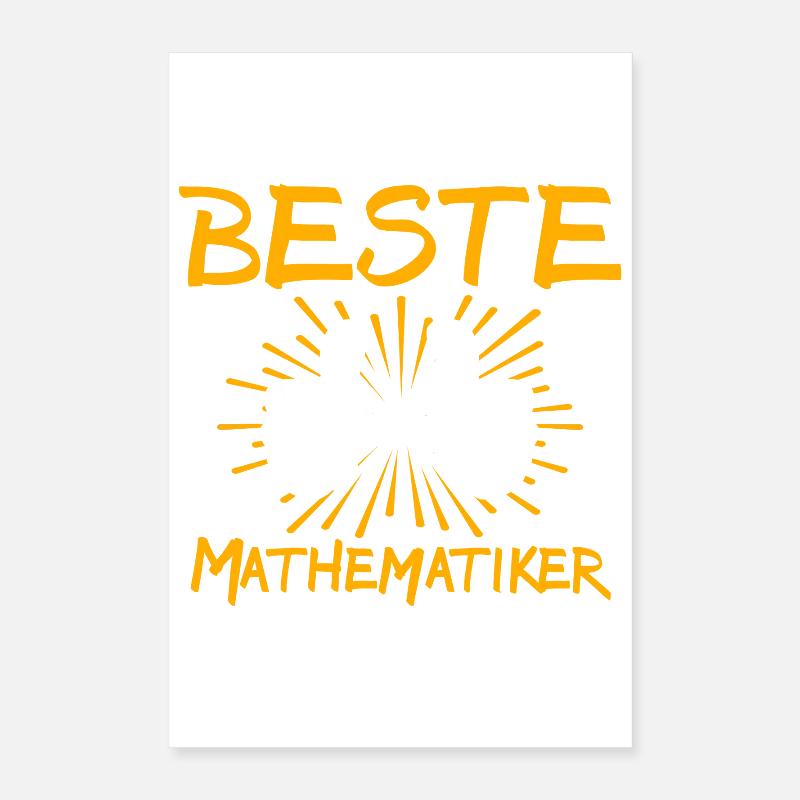 Mathematiker Geschenkidee Poster 40x60 cm