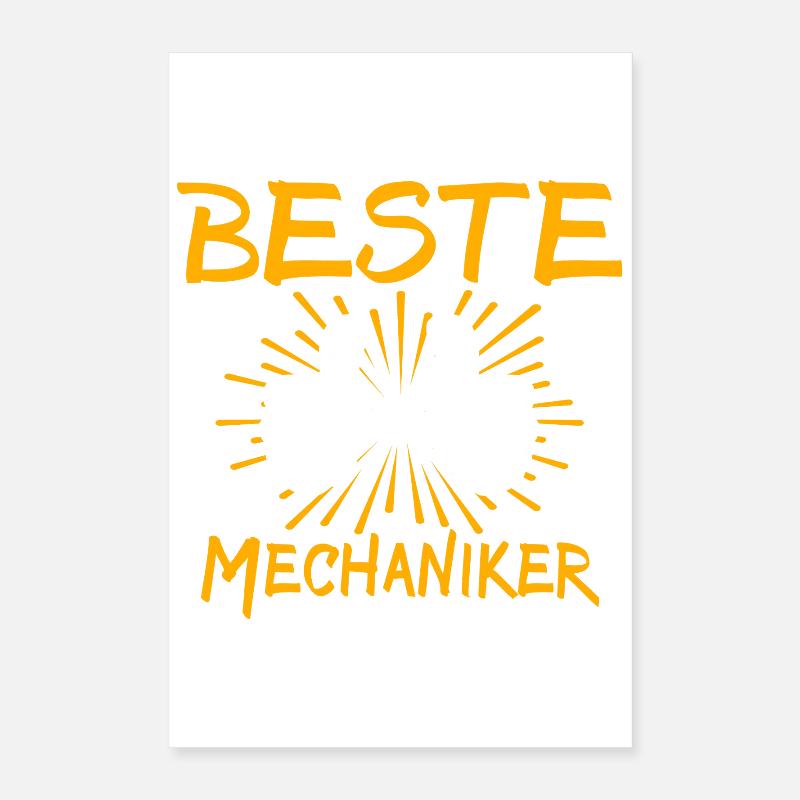 Idée de cadeau pour mécanicien Poster 40 x 60 cm