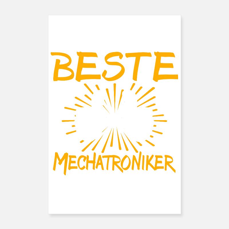 Mechatroniker Geschenkidee Poster 40x60 cm