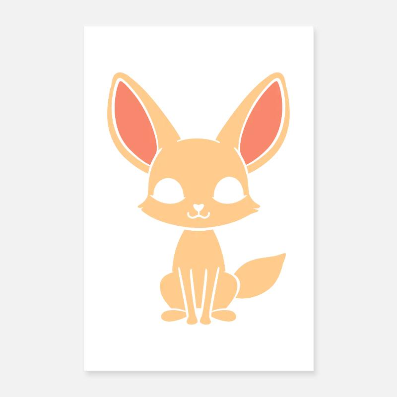 Fennek Poster 40x60 cm