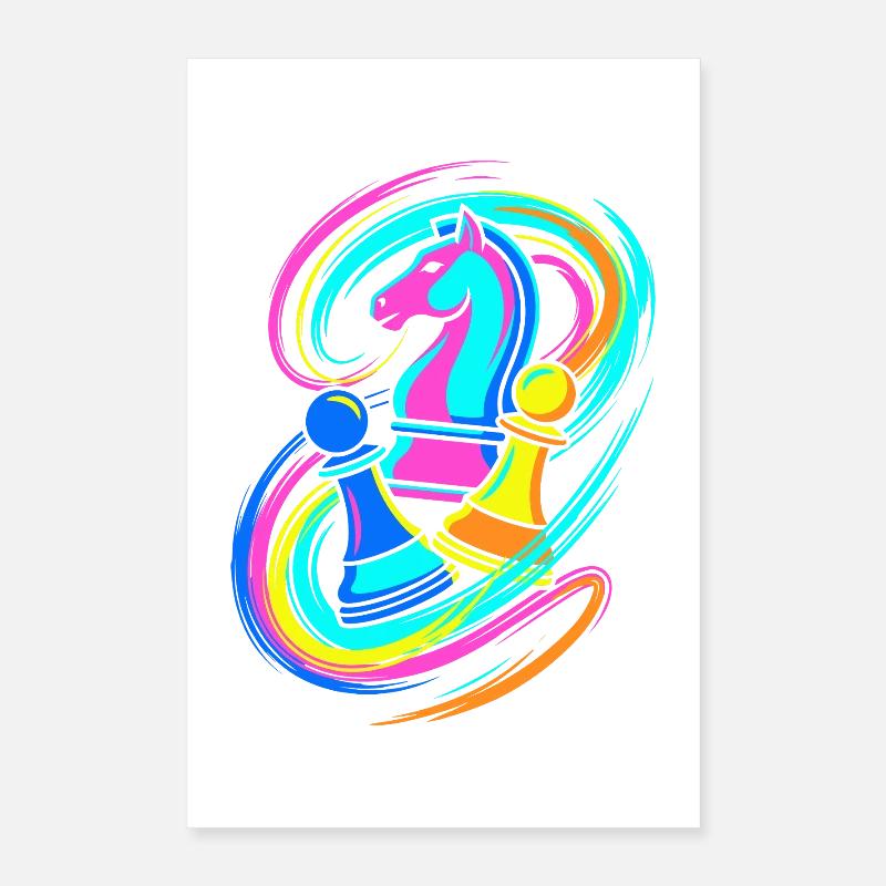 Échecs Poster 40 x 60 cm