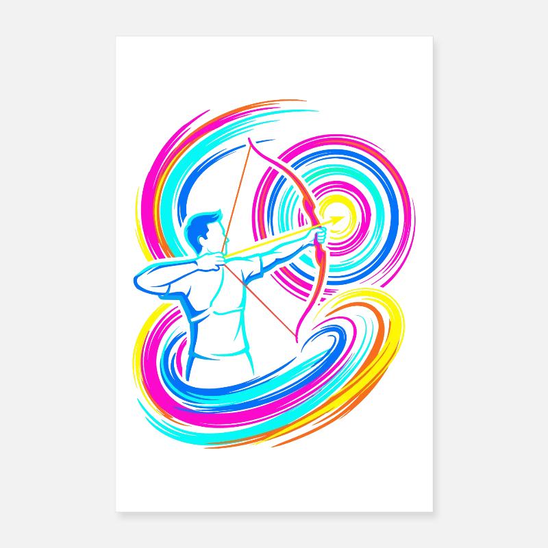 Bogenschießen Poster 40x60 cm