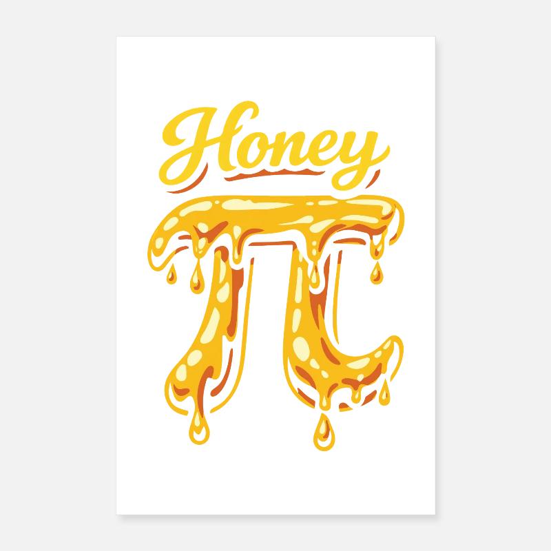 Honey Pi - jeu de mots Honey Pie Poster 40 x 60 cm