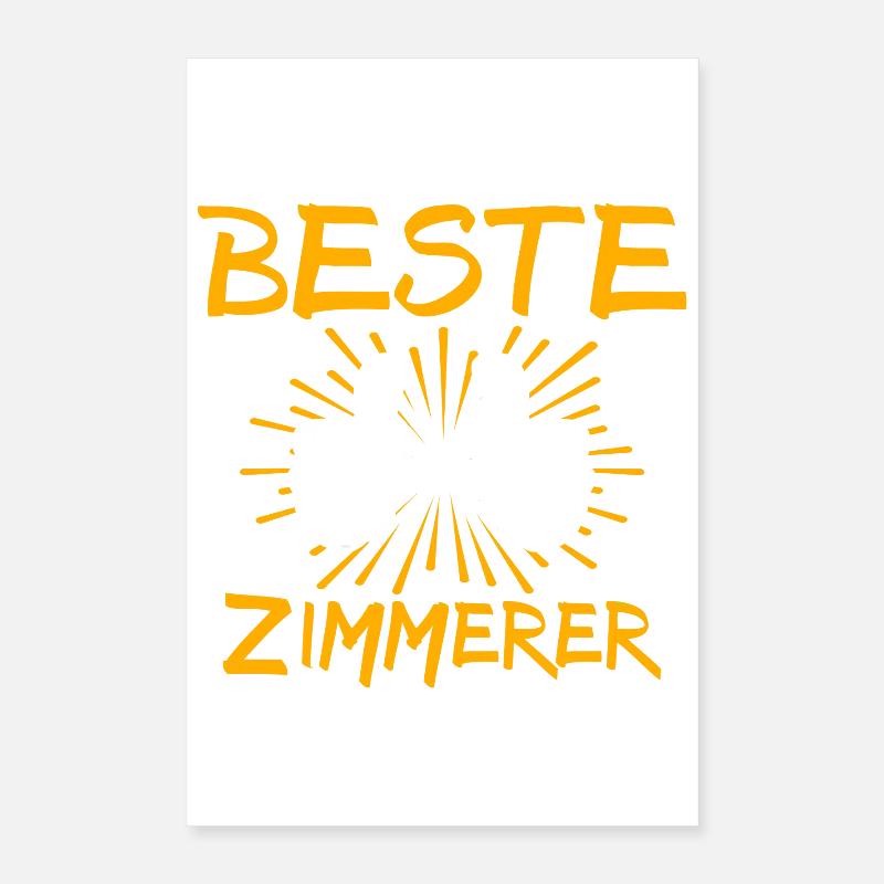 Zimmerer Geschenkidee Poster 40x60 cm