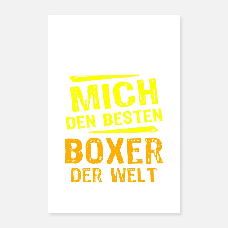 Boxer Gift Poster 16" x 24" (40x60 cm)