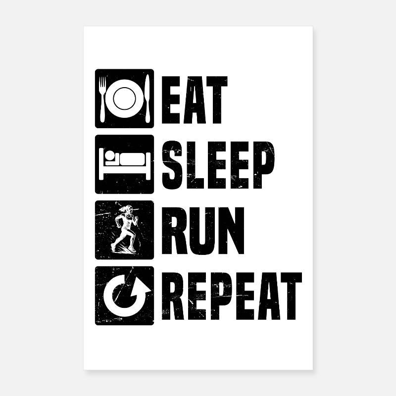 Easy Running Timeless Design Poster 16" x 24" (40x60 cm)
