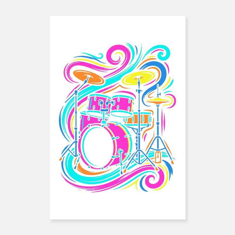 percussion Poster 16" x 24" (40x60 cm)