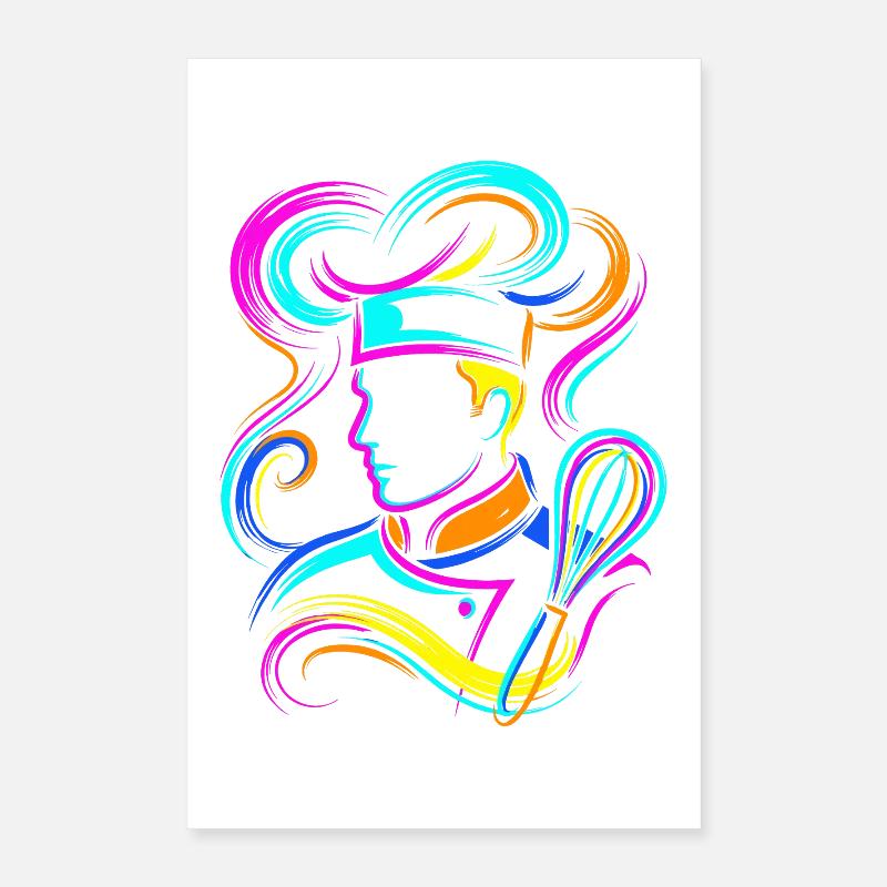 Bäcker Poster 40x60 cm