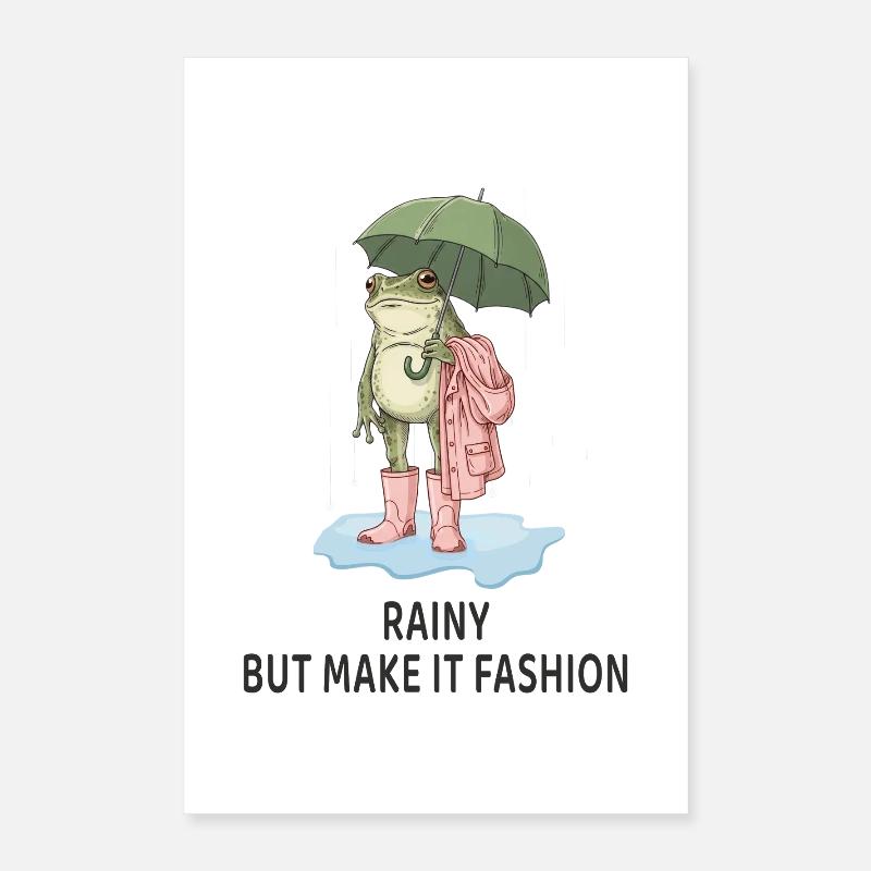 Cool grenouille – mais rends-le mode Poster 40 x 60 cm