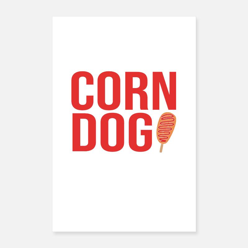 Chien de maïs Poster 40 x 60 cm