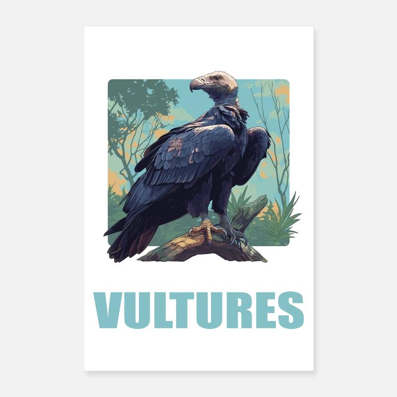 Vautour Poster 40 x 60 cm