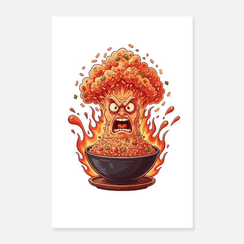 Wutbowl Burning Rice Dish Poster 16" x 24" (40x60 cm)