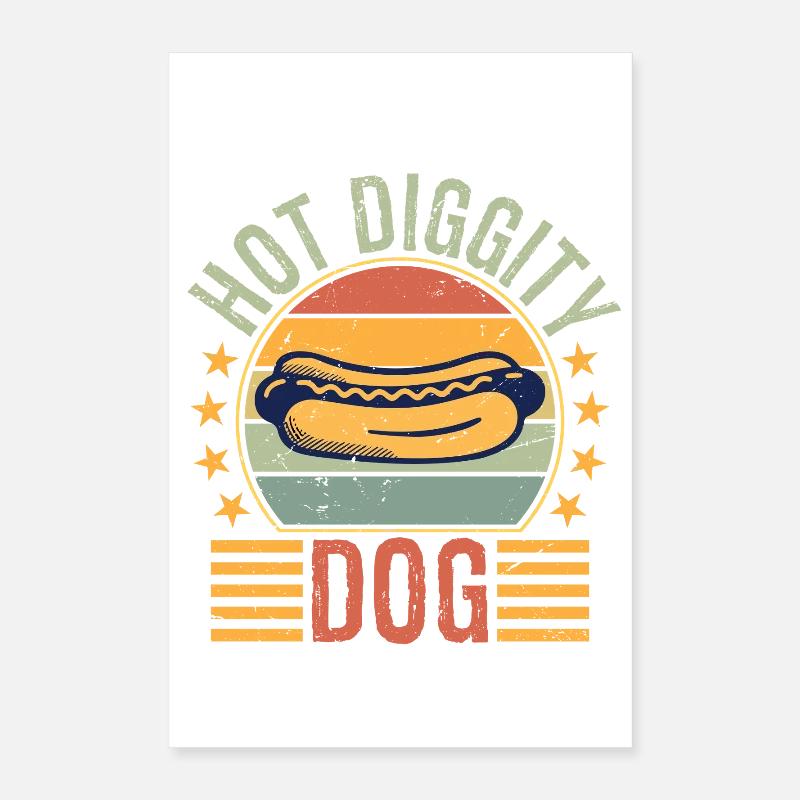 Hot Dignity Dog Poster 40 x 60 cm