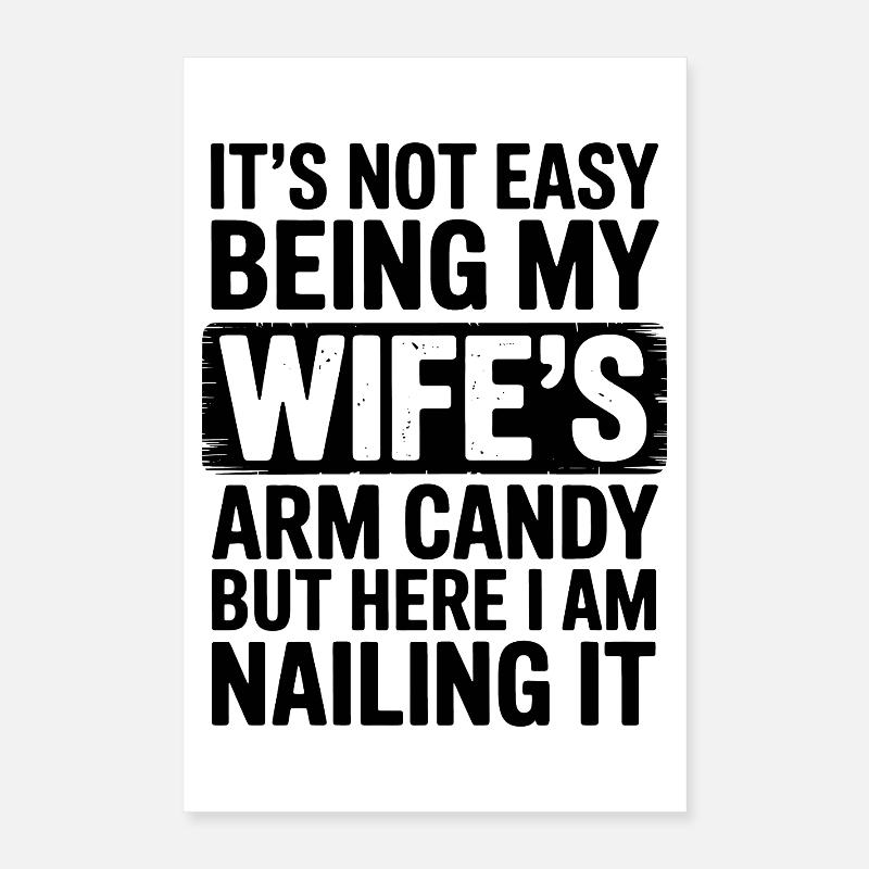 Ehefrau Sprüche Ehefrauen Lustige Ehefrau Geschenk Poster 40x60 cm